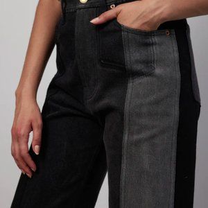 VINTAGE REWORKED PLEIN JEAN CLASSIC BLACK size 24